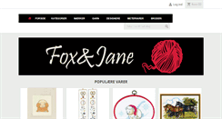 Desktop Screenshot of foxogjane.dk